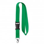 Günstiges Schlüsselband mit Schnalle als Werbeartikel, Farbe grün
