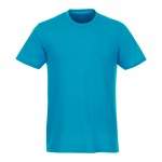 Recycelte T-Shirts mit Aufdruck aus Polyester 160 g/m2 Farbe blau