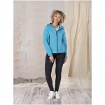 Nachhaltige Softshelljacke für Damen 280 g/m2 Farbe hellblau Lifestyle-Bild