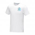 Herren T-Shirt aus Bio-Baumwolle GOTS, 160 g/m2, Elevate NXT farbe weiß Ansicht mit Siebdruck