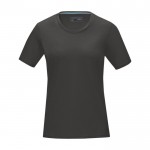 Damen T-Shirt aus Bio-Baumwolle GOTS, 160 g/m2, Elevate NXT farbe dunkelgrau zweite Vorderansicht