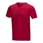 T-Shirts mit Logo, Bio-Baumwolle 190 g/m2 Farbe rot