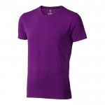 T-Shirts mit Logo, Bio-Baumwolle 190 g/m2 Farbe violett