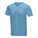 T-Shirts mit Logo, Bio-Baumwolle 190 g/m2 Farbe blau
