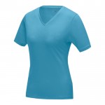 Bedruckte nachhaltige T-Shirts für Damen Farbe blau