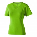 Bedruckte nachhaltige T-Shirts für Damen Farbe grün