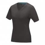 Bedruckte nachhaltige T-Shirts für Damen Farbe dunkelgrau