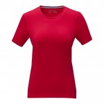 Kurzarm-T-Shirt aus Bio-Baumwolle für Damen Farbe rot