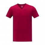 Herren T-Shirt aus Baumwolle, 160 g/m2, Elevate Life farbe rot zweite Vorderansicht