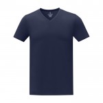 Herren T-Shirt aus Baumwolle, 160 g/m2, Elevate Life farbe marineblau zweite Vorderansicht
