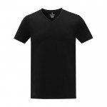 Herren T-Shirt aus Baumwolle, 160 g/m2, Elevate Life farbe schwarz zweite Vorderansicht