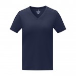 Damen T-Shirt aus Baumwolle, 160 g/m2, Elevate Life farbe marineblau zweite Vorderansicht