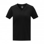 Damen T-Shirt aus Baumwolle, 160 g/m2, Elevate Life farbe schwarz zweite Vorderansicht