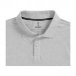 Herren Poloshirt aus Baumwolle, 200 g/m2, Elevate Life farbe hellgrau