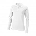 Damen Poloshirt aus Baumwolle, 200 g/m2, Elevate Life farbe weiß