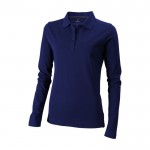 Damen Poloshirt aus Baumwolle, 200 g/m2, Elevate Life farbe ultramarinblau