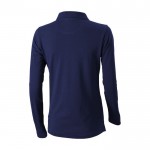 Damen Poloshirt aus Baumwolle, 200 g/m2, Elevate Life farbe ultramarinblau zweite Rückansicht
