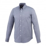 Baumwollhemden als Werbegeschenk 142 g/m2 Farbe jeansblau
