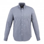Baumwollhemden als Werbegeschenk 142 g/m2 Farbe jeansblau zweite Vorderansicht