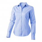 Bedruckte Damenhemden aus Baumwolle 142 g/m2 Farbe hellblau