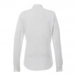 Bedruckte Damenhemden aus Baumwolle 200 g/m2 Farbe weiß zweite Rückansicht
