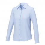 Langärmigliges Hemd für Damen 130 g/m2 Farbe hellblau