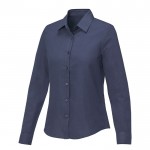 Langärmigliges Hemd für Damen 130 g/m2 Farbe marineblau