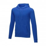 Herren-Hoodie aus Baumwolle, 240 g/m2, Elevate Essentials farbe blau
