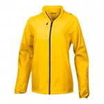 Jacke mit Logo aus Polyester 240T 80 g/m2 Farbe gelb