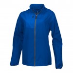 Jacke mit Logo aus Polyester 240T 80 g/m2 Farbe blau