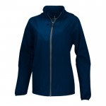 Jacke mit Logo aus Polyester 240T 80 g/m2 Farbe marineblau
