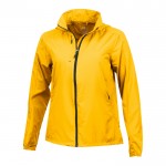 Wasserfeste Jacke aus Polyester für Damen 80 g/m2 Farbe gelb