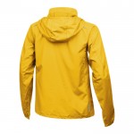 Wasserfeste Jacke aus Polyester für Damen 80 g/m2 Farbe gelb zweite Rückansicht