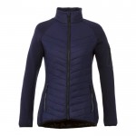 Individuelle Jacken für Damen aus 380T-Polyester Farbe marineblau