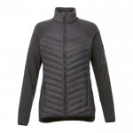 Individuelle Jacken für Damen aus 380T-Polyester Farbe dunkelgrau