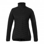 Individuelle Jacken für Damen aus 380T-Polyester Farbe schwarz