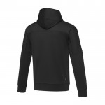 Herren-Sportjacke aus Polyester, 245 g/m2, Elevate Life farbe schwarz dritte Rückansicht