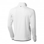 Jacken mit Logo aus Polyester 245 g/m2 Farbe weiß zweite Rückansicht