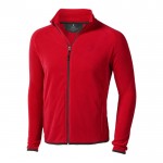 Jacken mit Siebdruck aus Polyester 190 g/m2 Farbe rot