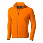 Jacken mit Siebdruck aus Polyester 190 g/m2 Farbe orange