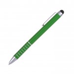 Ringgebundene Kugelschreiber für Firmen Farbe grün fünfte Ansicht
