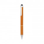 Ringgebundene Kugelschreiber für Firmen Farbe orange erste Ansicht