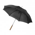 Automatischer Regenschirm aus Polyester 190T Farbe Schwarz dritte Ansicht