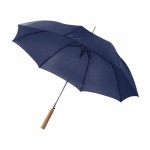 Automatischer Regenschirm aus Polyester 190T Farbe Dunkelblau dritte Ansicht