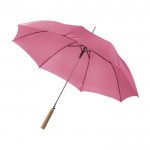 Automatischer Regenschirm aus Polyester 190T Farbe Hellrosa dritte Ansicht