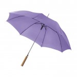 Automatischer Regenschirm aus Polyester 190T Farbe Violett dritte Ansicht