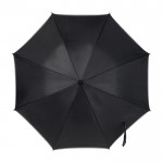 Schirm mit acht Paneelen aus Nylon 190T Farbe Schwarz zweite Ansicht