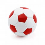 Bedruckbarer Ball im Retro-Design Farbe rot erste Ansicht