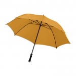 Manueller Regenschirm mit Band Farbe Orange dritte Ansicht