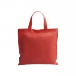 Non-Woven-Tasche mit kurzen Henkeln, 80 gr/m2 Farbe rot erste Ansicht